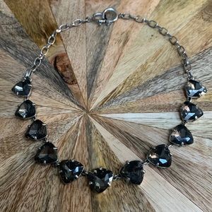 Stella and Dot Grey Gems Costume Jewelry